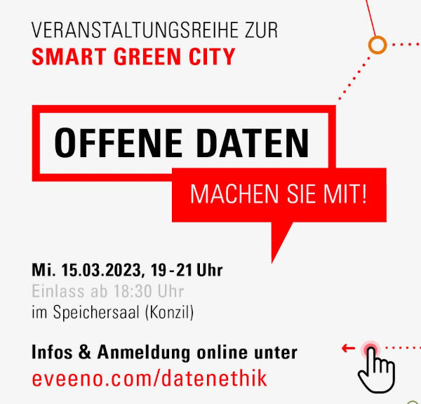 Titelbild für die Veranstaltung "Offene Daten" der Smart Green City Konstanz