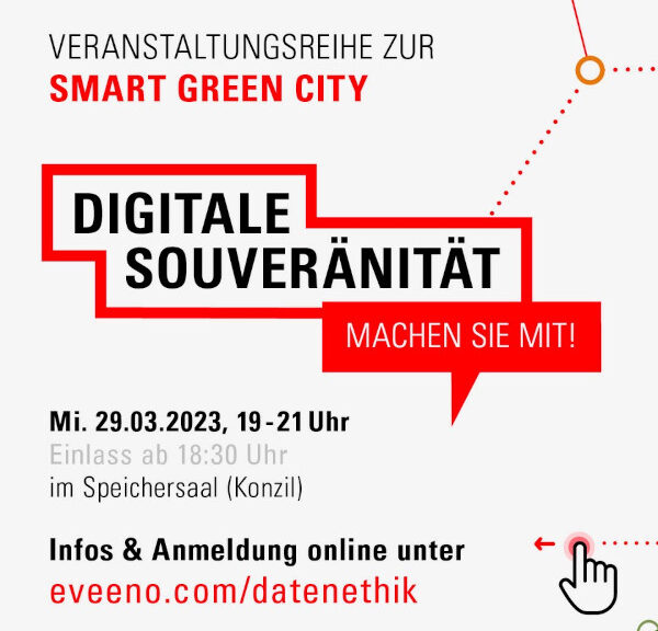 Titelbild für die Veranstaltung "Digitale Souveränität" der Smart Green City Konstanz